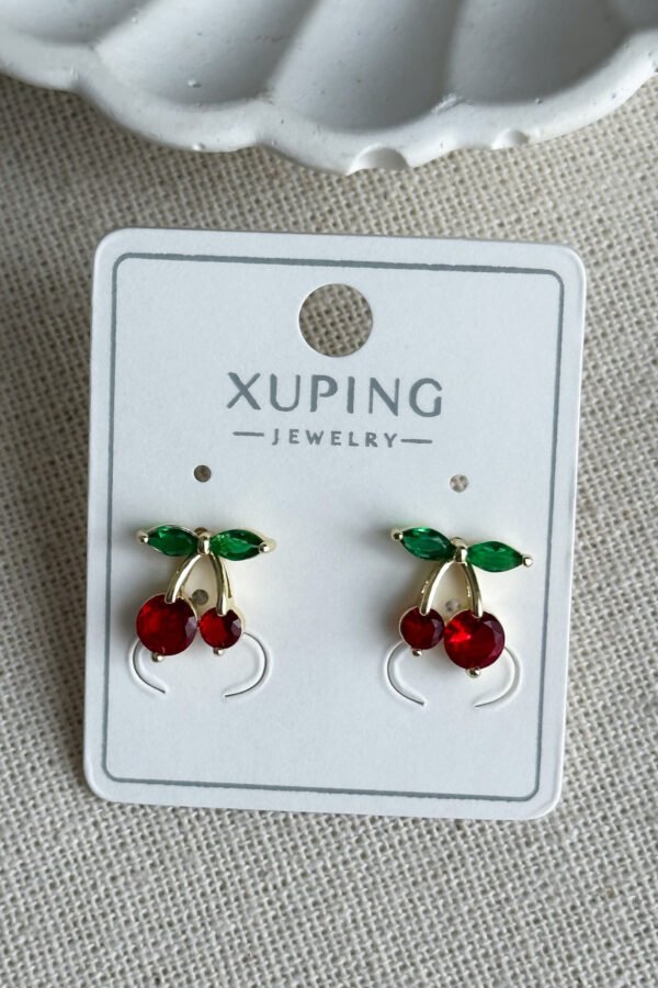 Alternative view of Xuping 14 K Kiraz Kadın Küpe Kadın Kararmaz Xuping Küpe