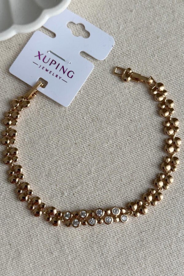 Alternative view of Caprea 18k Xuping 18 1 Cm Puntolu Kadın Bileklik Kararmaz Kadın Bileklik