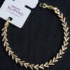 Xuping 14K V Çavuş Model Taşlı Kadın Xuping Bileklik I 17+2 cm Altın Renkli Kadın Takı Bileklik
