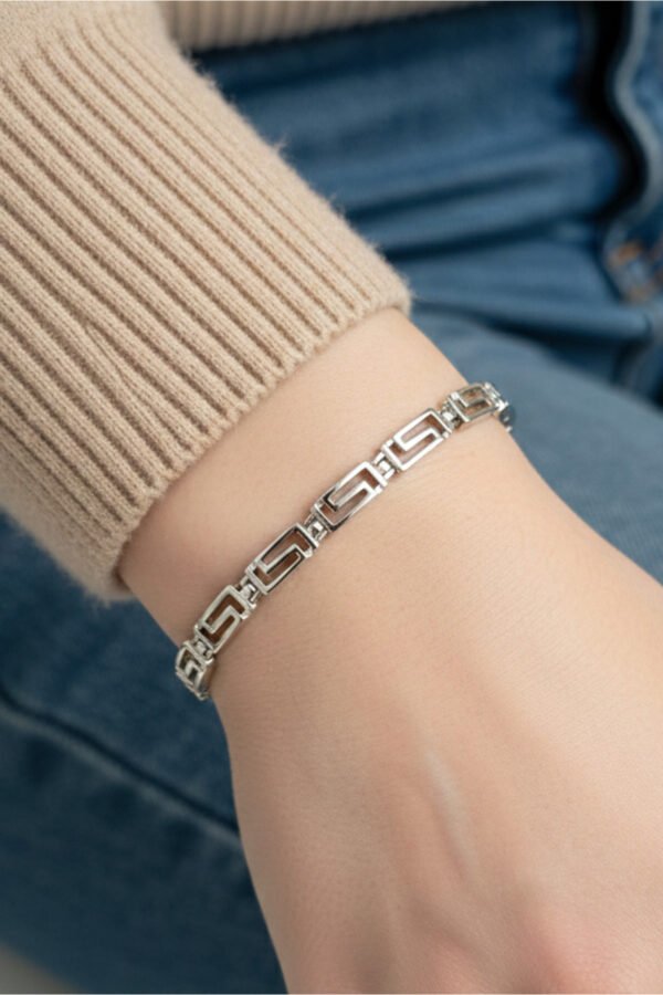 Xuping Grek Zincir Kadın Xuping Bileklik I 17+2 cm Altın Renkli Kadın Takı Bileklik