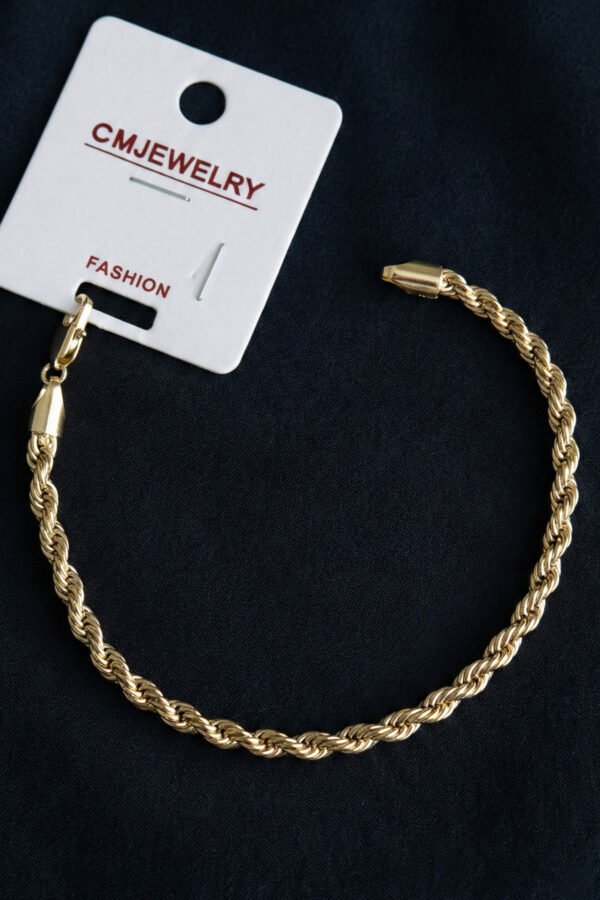 Xuping 14K Burgu Kadın Bileklik – 19 cm | Altın Renk Kararmaz Xuping Takı