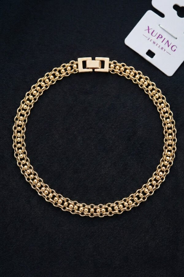 Alternative view of Xuping 14K Toplu Zincir Kadın Bileklik 19 cm Altın Renkli Xuping Takı Bileklik