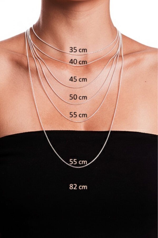 Alternative view of Çelik 14K Yıldızlı Çiçekli Y Kolye 40+5 cm | Altın Renkli Kararmaz Takı Kadın Çelik Kolye